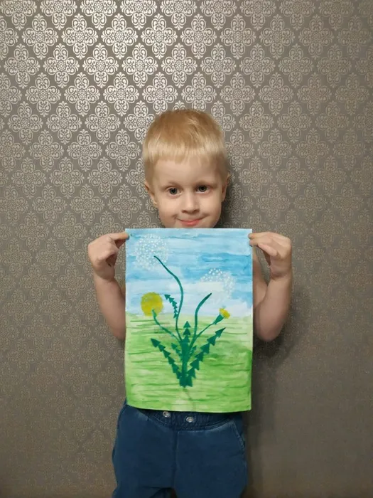 Рисуем " Одуванчик"