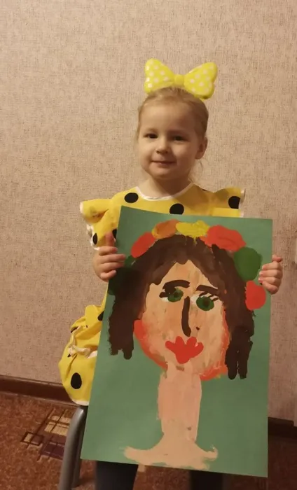 Давыдова Ксения
" Портрет мамы"