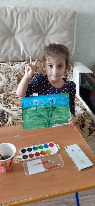 Рисуем " Одуванчик"
